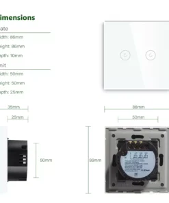 مفتاح اضاءة ذكي - اي لوك الكويت - اقفال ذكية الكويت ilcokkwt