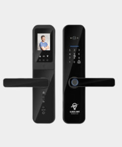 F002 smart door lock with camera for wooden doors | Fingerprint unlocking – advanced security