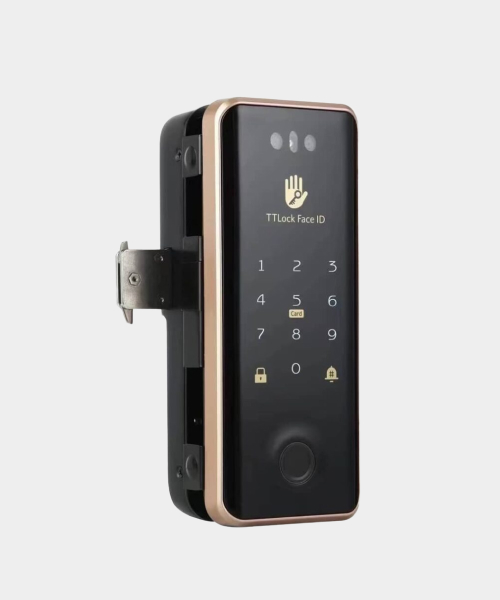 B9 Face smart door lock with face recognition for glass doors | Fingerprint unlocking – advanced security