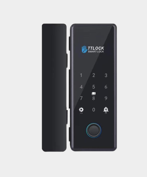 ttGlass smart door lock for glass doors | Fingerprint unlocking – advanced security