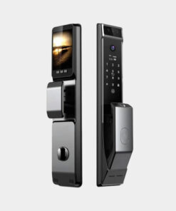 XW04 smart door lock with face recognition and intercom for wooden doors | Fingerprint unlocking – advanced security