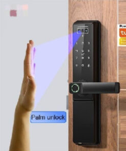 B5 Pro Max smart door lock with face and fingerprint recognition for wooden doors | Fingerprint unlocking – advanced security