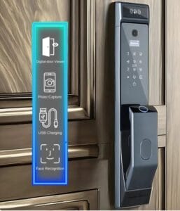 قفل باب ذكي خارجي XW03